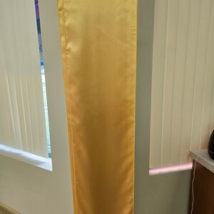 Luxurious Gold Satin Curtain
